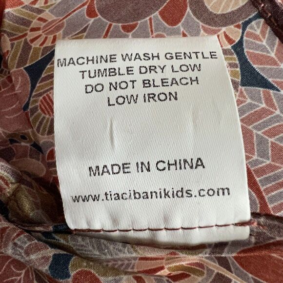 Tia Cibani Kids Shirt 3 Months Country Smock Tunic Top Colorful Button Closure - Picture 10 of 10